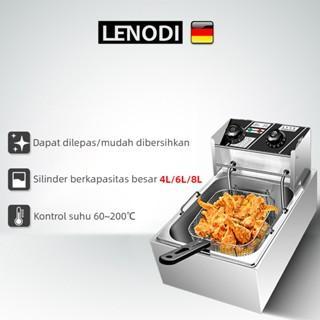 PROMO MURAH LENODI Penggoreng Listrik, Penggorengan Dalam, Multifungsi, Kental, Kapasitas Besar,