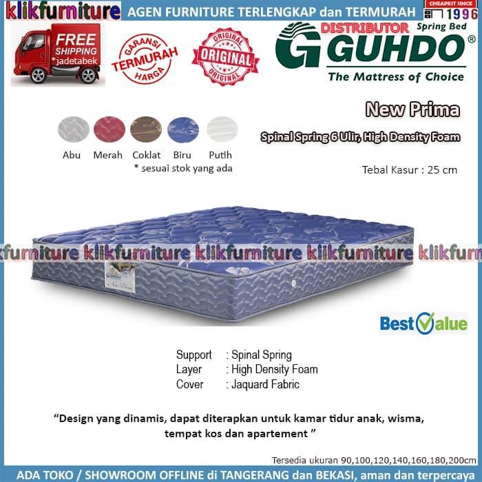 Guhdo New Prima (kasur saja 100x200) Springbed