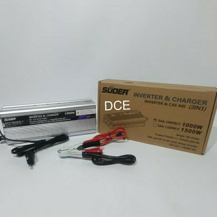 [] Souer INVERTER 1000W +Charger Aki SAA-/C 10A 2in1 INVERTER Charger AKI