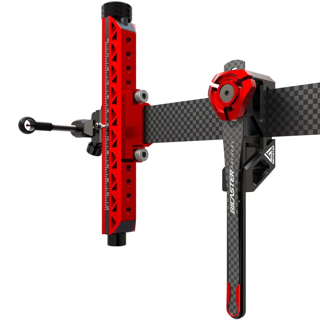 BICASTER NEO Archery Carbon Clicker Aluminum + 1K Carbon Bow Clicker G1 Sight Stand Clicker Bracket