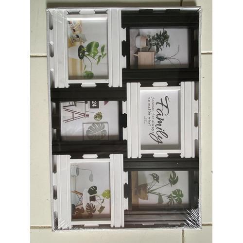 bingkai FOTO 6 FRAME / PHOTO FRAME Plastik bingkai family