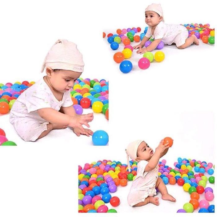 Mainan Mandi Bola Plastik Warna Warni Sni - Untuk Tenda Keranjang Mandi/Kolam Anak Bak Anak-Anak