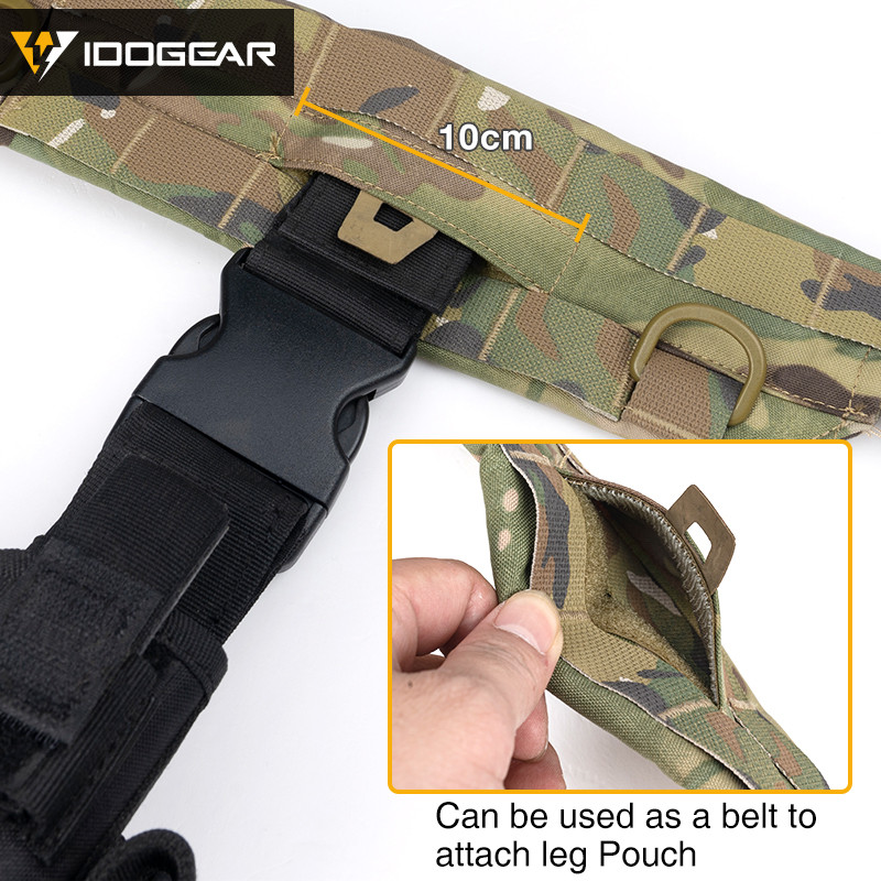 IDOGEAR Tactical Belt MRB Modular Rigger's Belt Quick Release MOLLE MC 3424