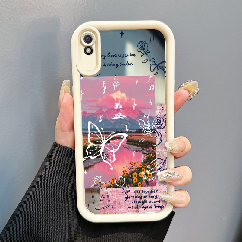 Casing Hp Xiaomi Redmi 9A Redmi 9i Redmi 9T Redmi 9 Power Case Casing Kartu pos matahari terbenam Po