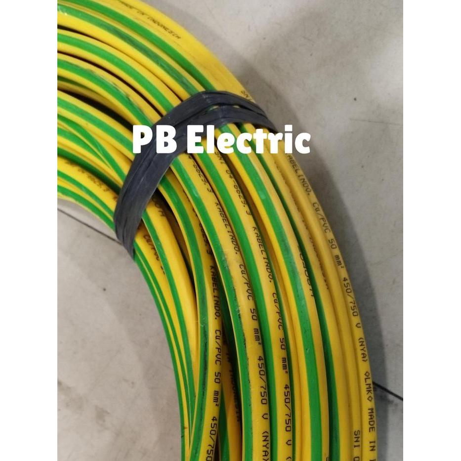 Kabel Nya 50 Mm Merk Kabelindo / Kabel Nya 50 Mm Kuning Hijau