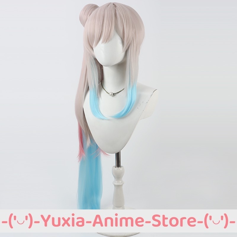 HOLOLIVE VIRTUAL YOUTUBER AIRANI IOFIFTEEN COSPLAY WIG WITH PONYTAIL AND CAP ANIME ROLEPLAY WIGS
