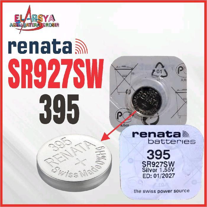 [] Baterai renata 395 SR927SW Original batrai 399 sr927 sr927w Swiss made
