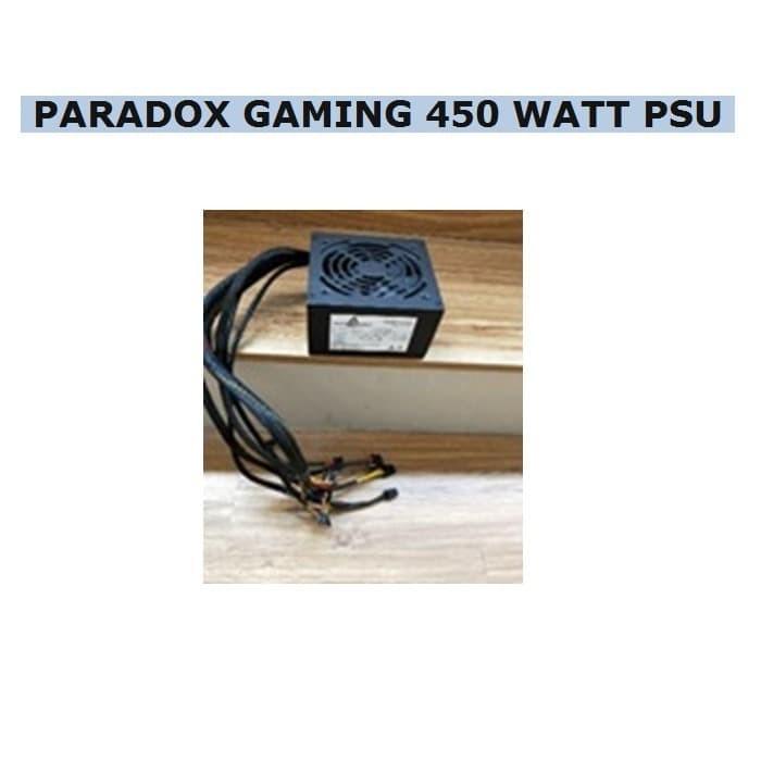 PSU PARADOX GAMING TARTARUS 300 WATT SFX (REAL 250 WATT) BLACK COATING, CABLE SLEVING)