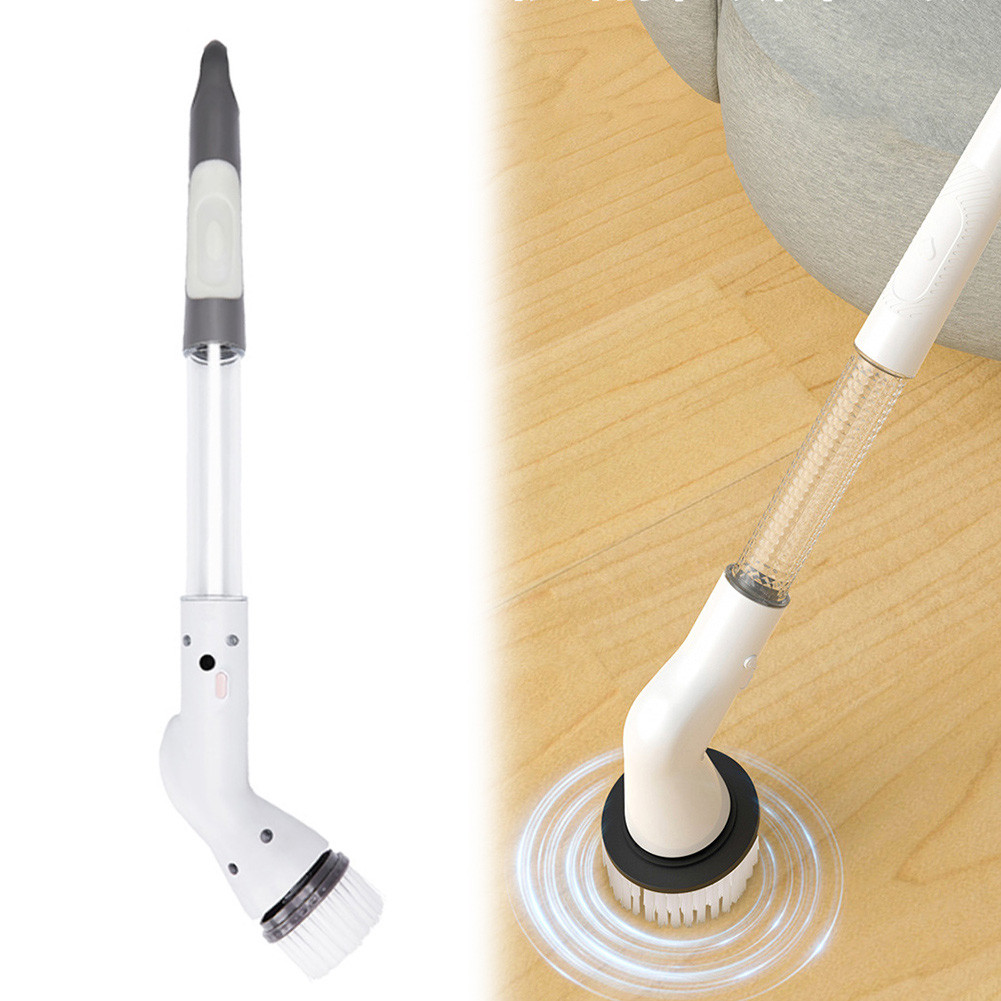Electric Spin Scrubber Power Cleaning Brush Cordless Bathroom Scrubber Waterproof Shower Scrubber