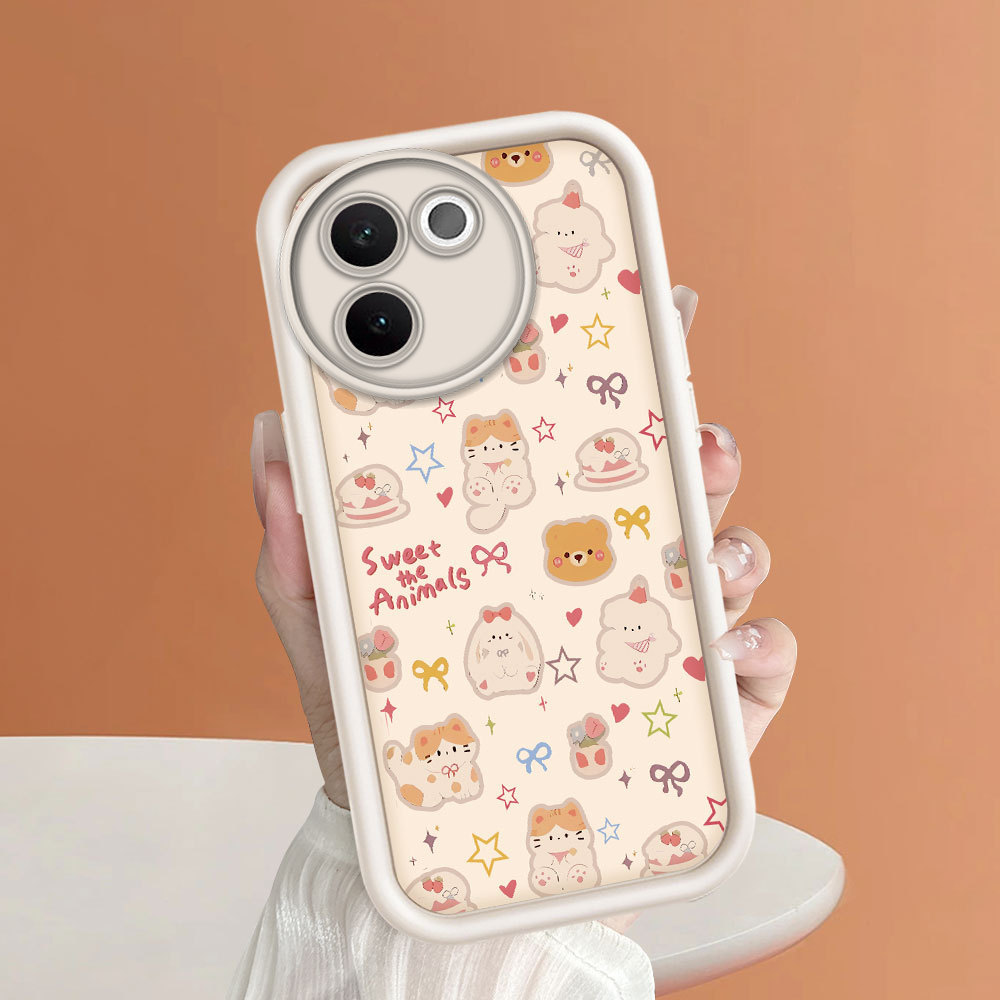 Casing Hp Untuk VIVO V30E 5G Phone Case Softcase Soft Cesing Handphone Cover Populer Kartun Cassing 