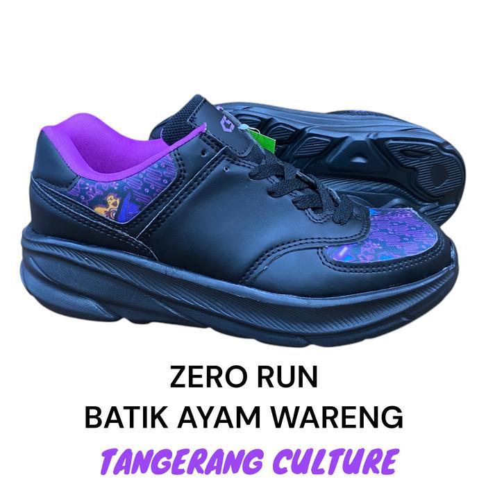 StokTerbatas Sepatu Batik AYAM WARENG Khas Kabupaten Tangerang Culture osamon ZERO RUN Sepatu
