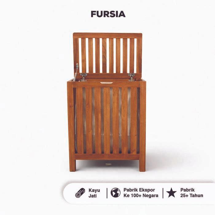 SIAPKIRIM FURSIA Ova Laundry Basket Teak Furniture Export Quality Mebel Kayu Jati Kualitas Ekspor