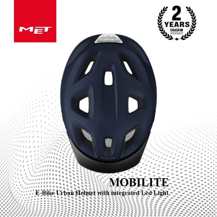 Met Helmet Moblite Blue Matt