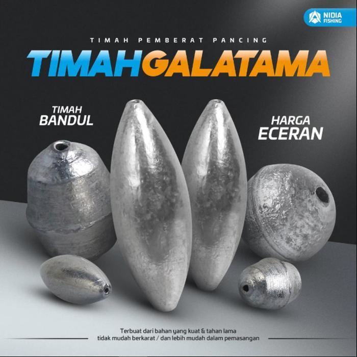 Timah Pancing GALATAMA - Timah Melinjo Timah Gendang Timah Merica