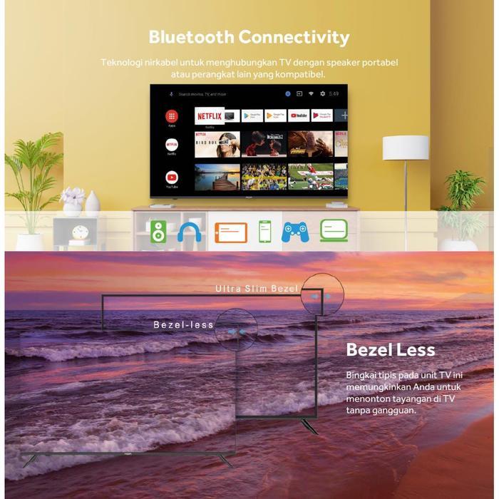 [ORI] Android TV 32 Inch Aqua AQT32K701A HD TV Aqua 32 Inci AQT32K701A