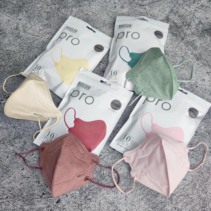 "New" MOUSON PRO 5D Masker 5ply - Masker Mouson 5ply Isi 10pcs