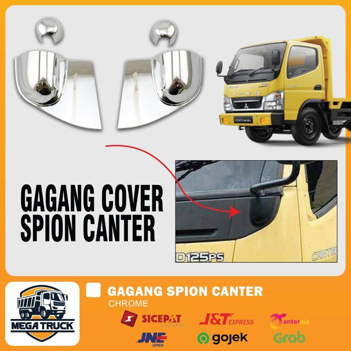 GAGANG COVER SPION TRUK CANTER CHROME AKSESORIS TRUK MURAH