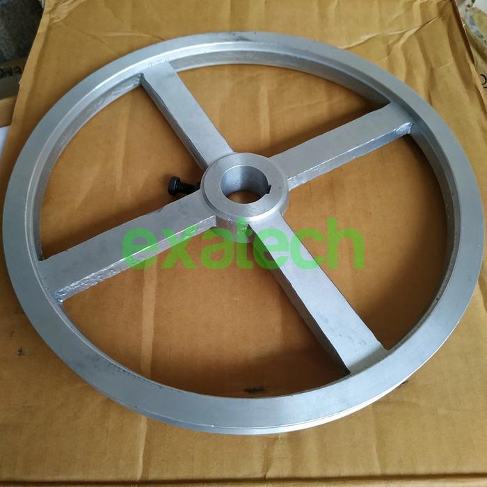 Pulley puli pully A1 - 14 inch as 30 mm pully alumunium