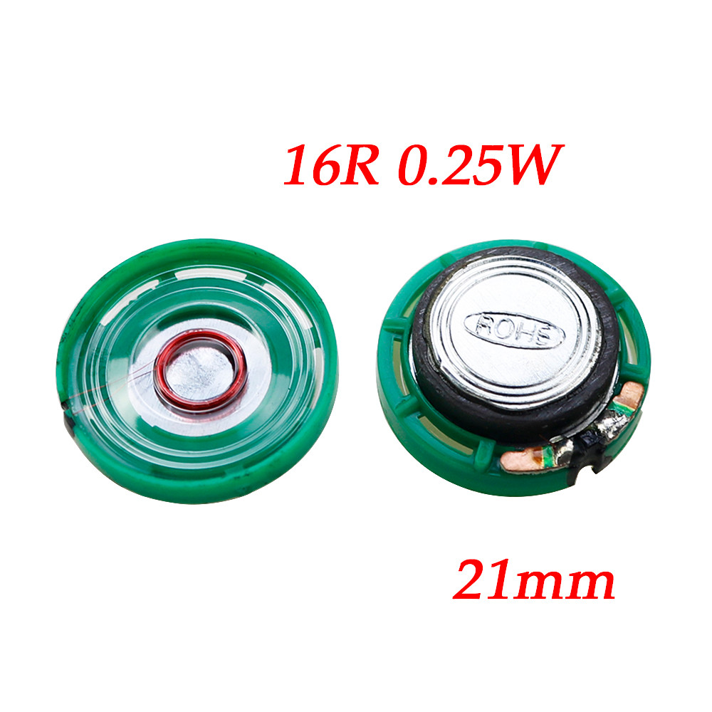 2 piece 16 Ohm 0.25W 0.5W 16 Ohm External Magnetic Doorbell Toy Speaker 16R Diameter 21mm 23mm 27mm 