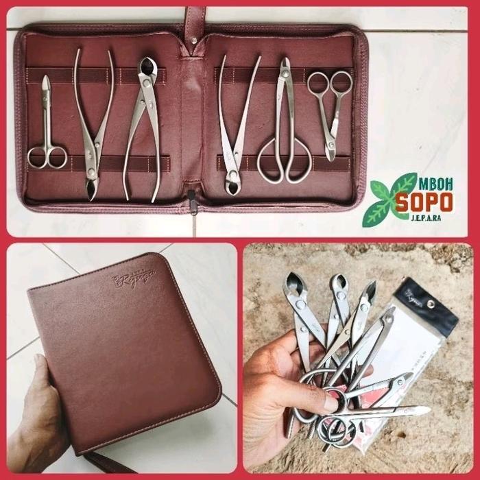 Satu Set Alat Bonsai Ryuga Stenlis, Untuk Bonsai Small dan Mame Promo