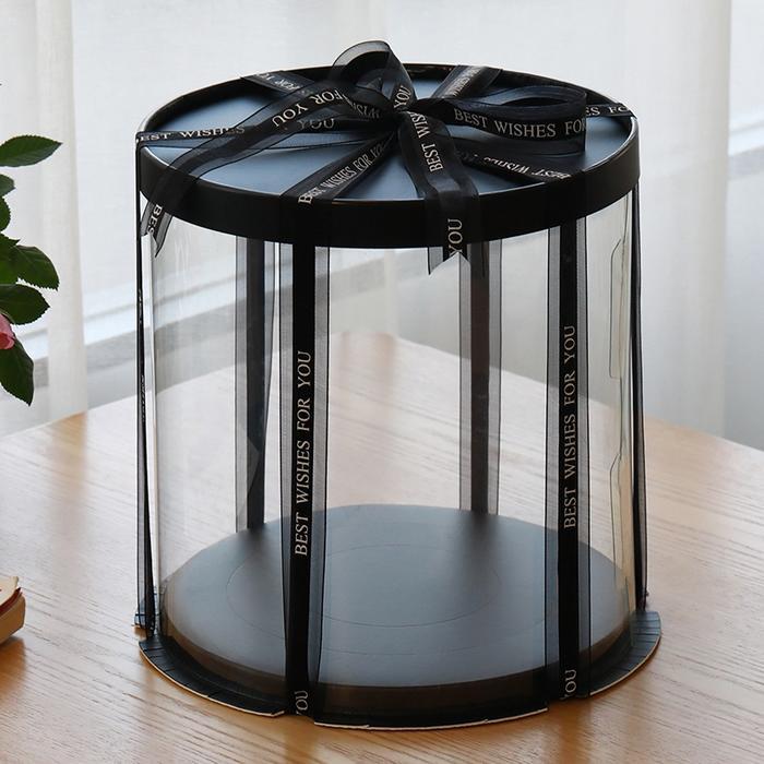 Box Kue Tart Mika Bulat 10 Inch Utk 2 Tingkat Kue