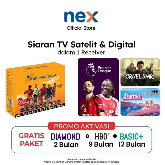 Nex Parabola - Combo Kuning Receiver