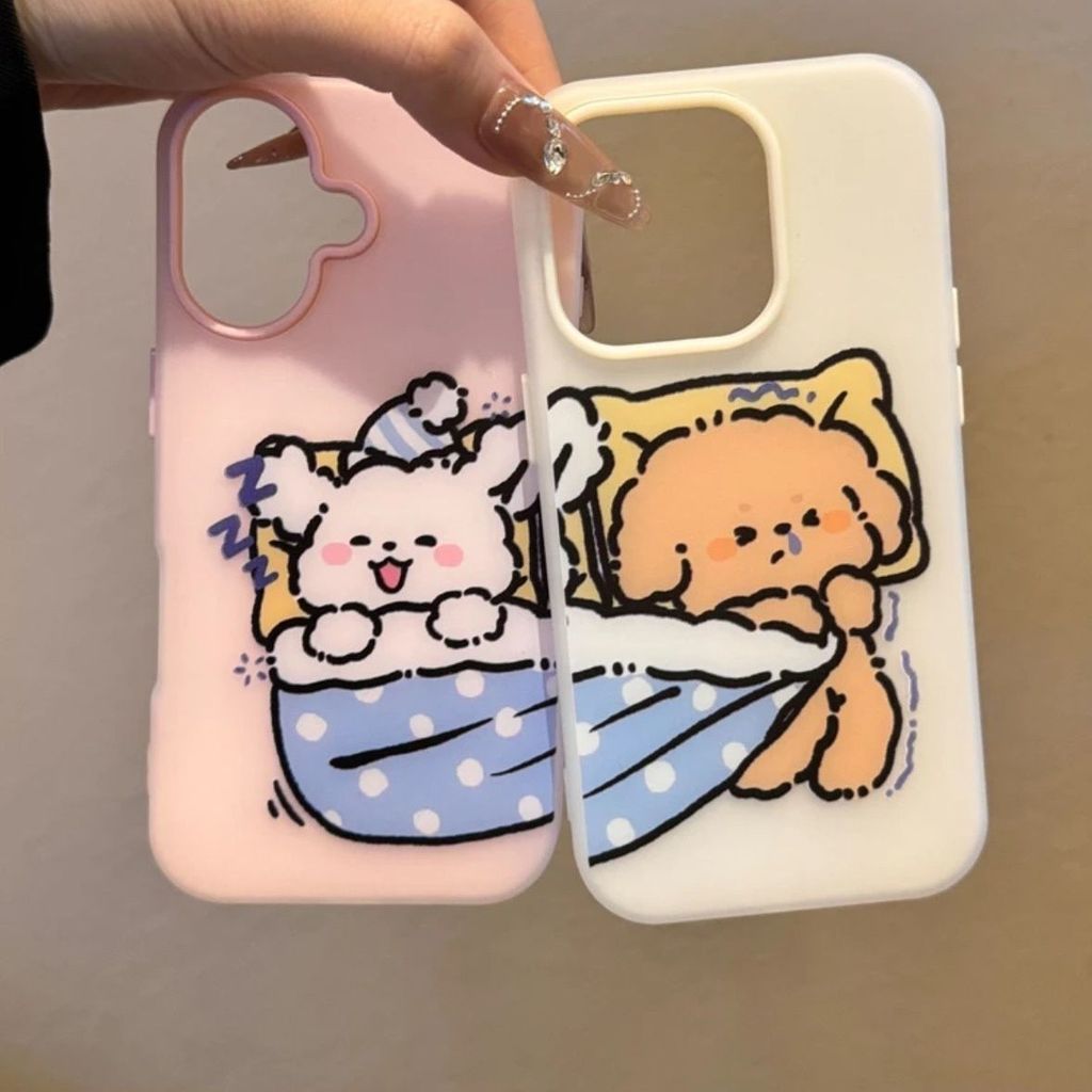Lucu Puppy 2 In 1 Case Hp Iphone 17 Pro Max 16 Plus 12 Pro 16 Pro Max 13 11 15 14 Case