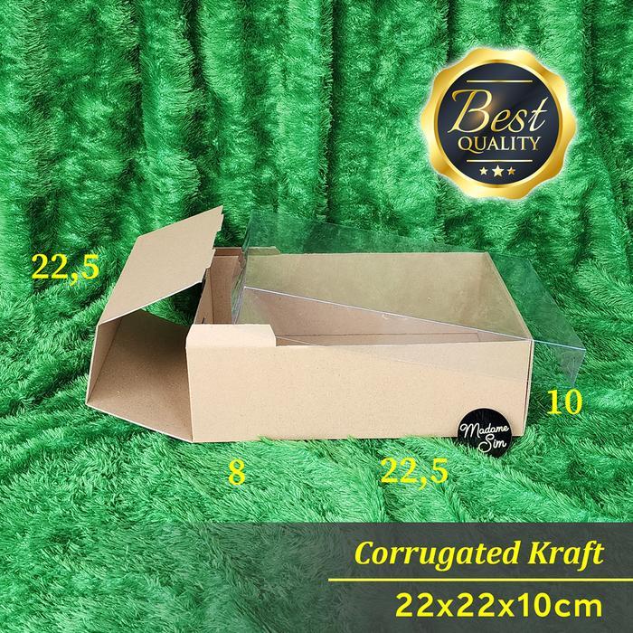 BOX PUDDING - DUS KUE - KOTAK DESSERT 22x22x10