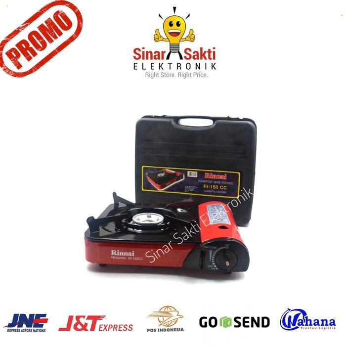 Kompor Gas Portable Rinnai RI 150 CC - Kompor Gas Kaleng Piknik 2in1