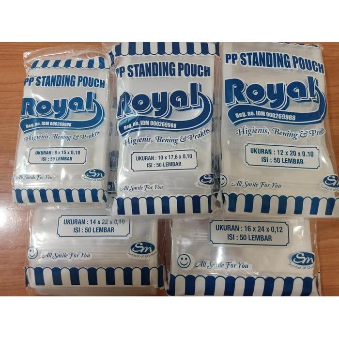Standing Pouch Double Seal / Plastik kemasan snack / Plastik Klip Berdiri 9x15 / 10x17 / 12x20 /