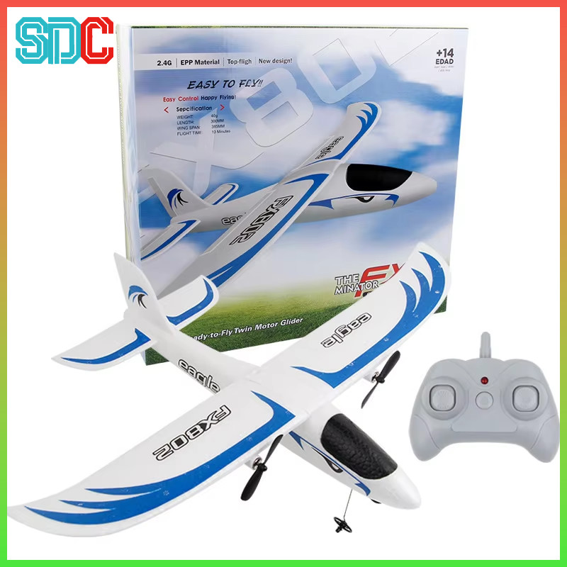 Fx802 Remote Control Aircraft Rc Glider Fixed Wing Foam Material Fall Resistant Outdoor Toy Model