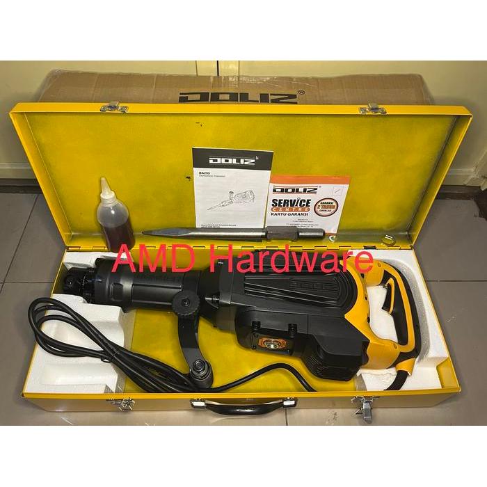 Demolition Hammer Mesin Bor Bobok Beton 15KG Doliz BA295 PH65 BA 295