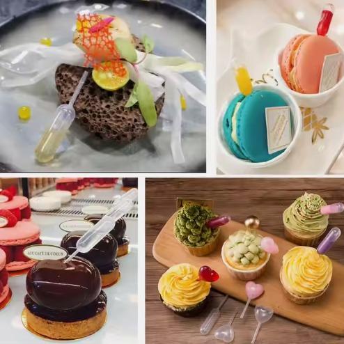 Pipet Plastik Vla Puding Kue