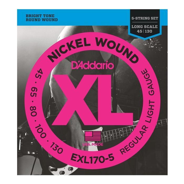 D'ADDARIO STRING BASS SOFT EXL170-5 (5 STRING) BMJ