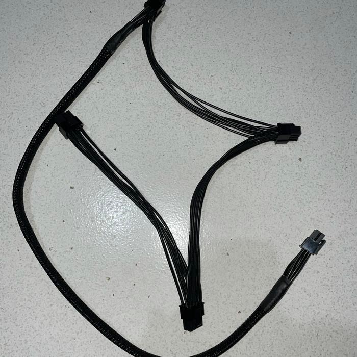 kabel modular pcie 8 pin to 6 2 pin cabang 3 kabel modular 8pin mining