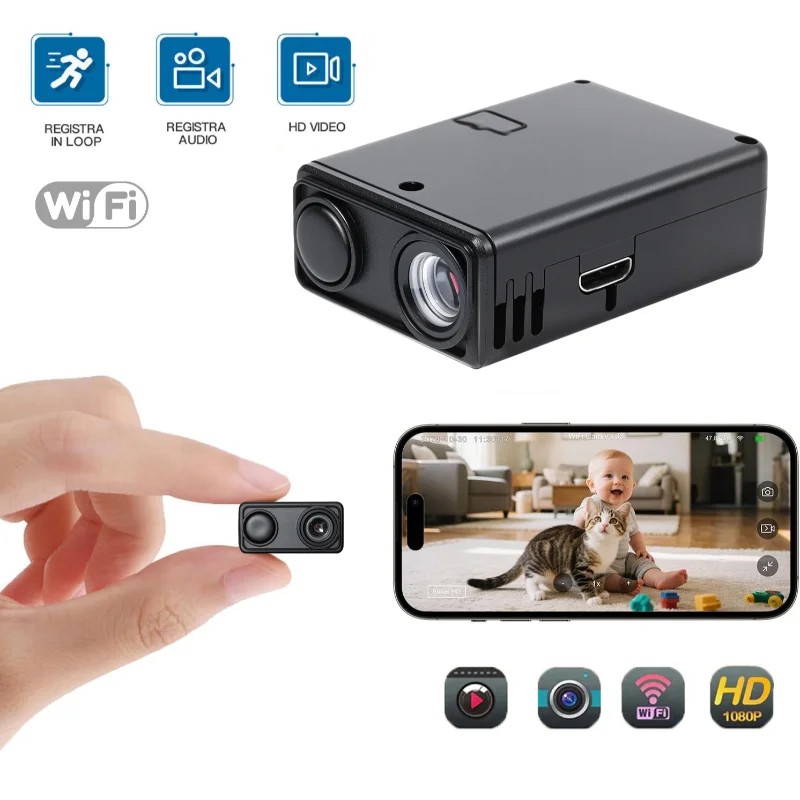 Home Security Camera Night Vision Lightweight Detection Wireless Surveillance Camera Smart Home