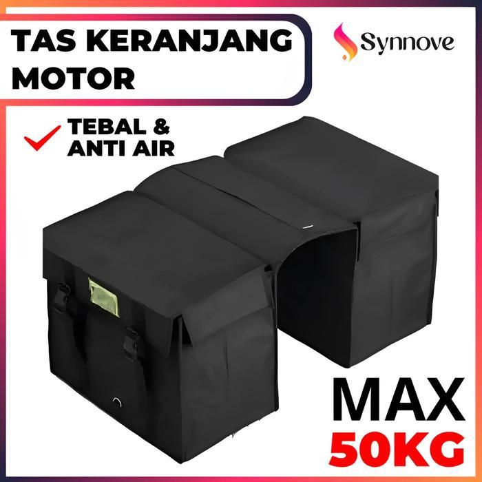 Tas Kurir Motor Tebal Anti Air Tas Obrok Motor Tas Samping Motor Belakang Side Bag Motor Tas