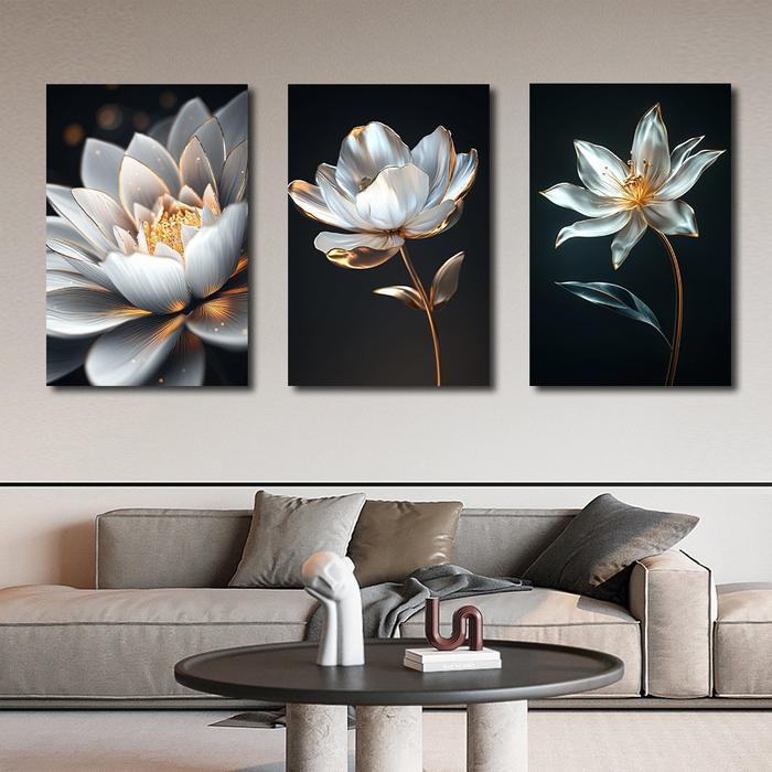 DindingMuse Hiasan dinding Dekorasi Dinding Ruang Tamu Kamar Tidur Lukisan Dekoratif Lukisan Cat Air