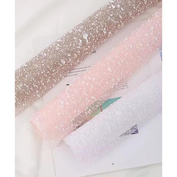 WRAPPING PAPER / SNOW TILE / LEMBARAN KAIN SALJU / WRAPPING BUKET / KAIN TILE SALJU