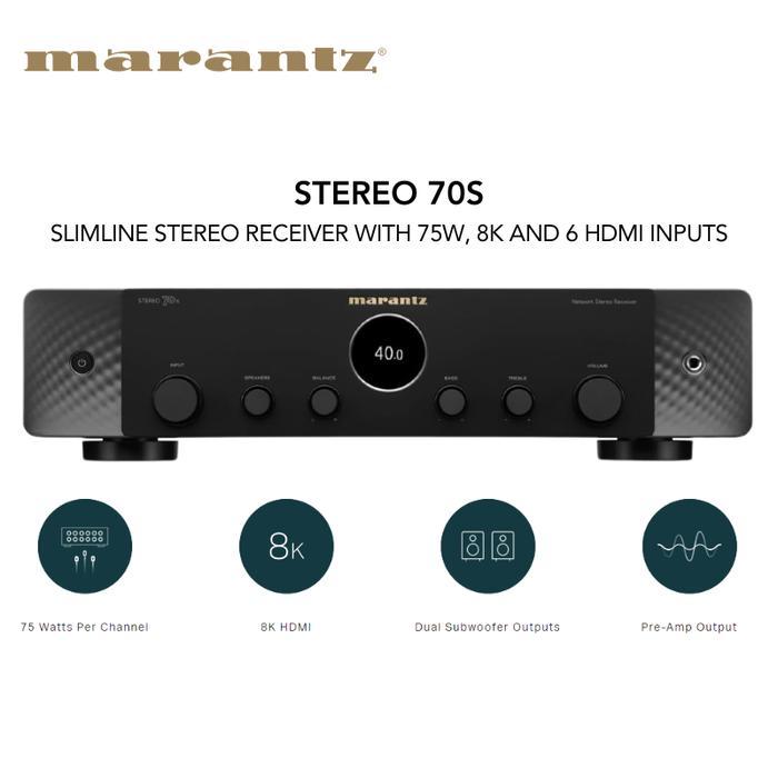 MELAYANI FAKTUR PAJAK Receiver Marantz STEREO 70S 70-S 70 S Slimline Stereo Receiver 75W