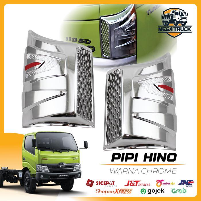 Pipi Truk Hino Dyna Dutro Warna Chrome Aksesoris Truk