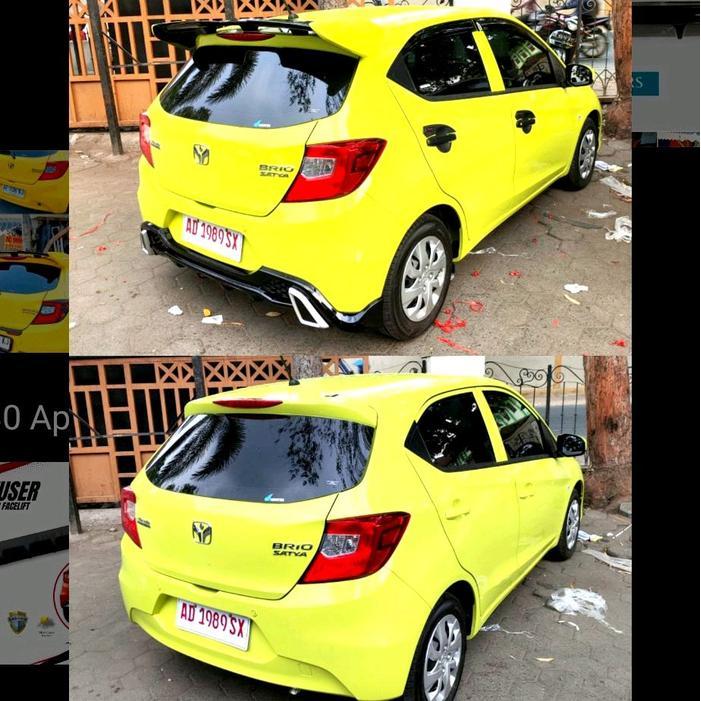 Paket Spoiler Brio Urbanit + Diffuser Brio Urbanite