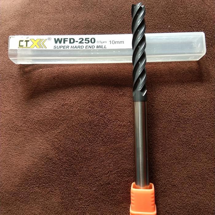 Endmill Long Carbide 10 X 150 Mm Merk Ctx Baru