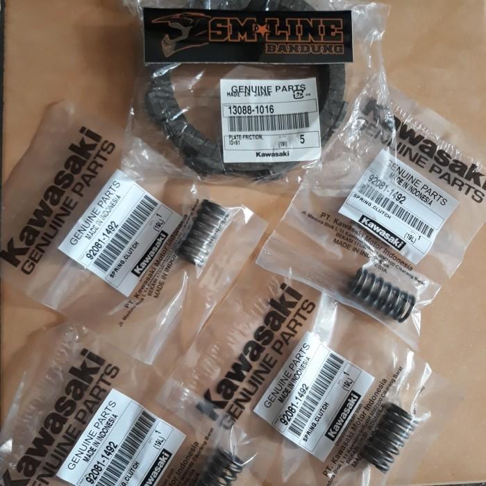 Paket Kampas Kopling & Per Kx85 Pnp Klx Dtracker Tiger Crf230