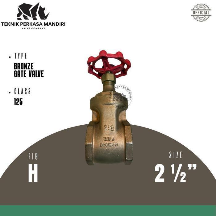 KITZ Gate Valve 2 1/2" Inch Bronze Original