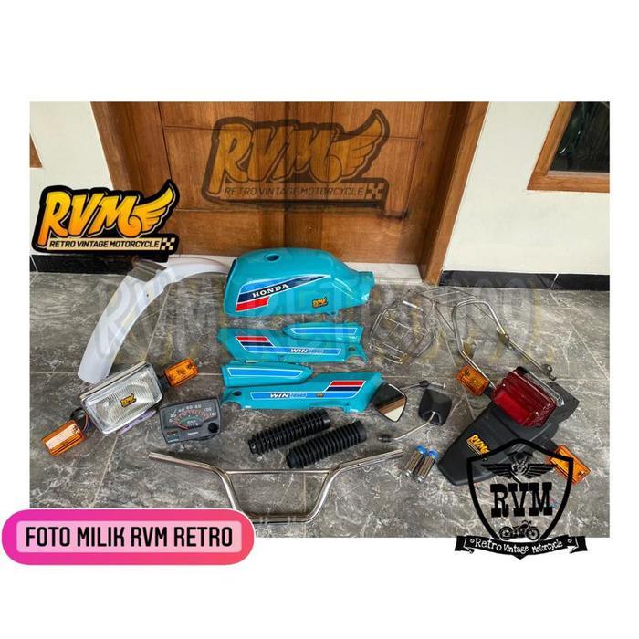 cover body honda win 100 semi trail full set cover body win 100