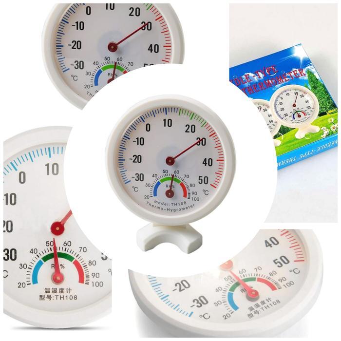Thermometer Analog Ruangan Alat Pengatur Suhu Ruangan Hygrometer