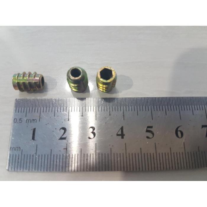 Mur Nanas 4mm Mur Tanam Kayu Pasangan Baut Knockdown Furniture 4 mm .