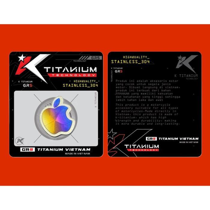 Emblem Titanium Iphone Apple Original Vietnam
