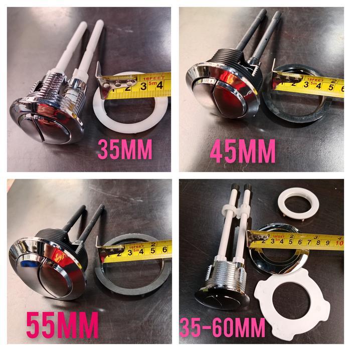 Tombol Kloset Samping Flush Rantai Atas dan Samping Ina Toto